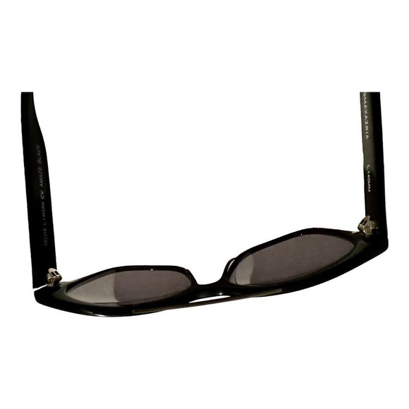 BCBG MAXAZRIA 55/16/140- BLACK Frames Blue Lens Semi-Cat Eye Sunglasses Women - Picture 5 of 11